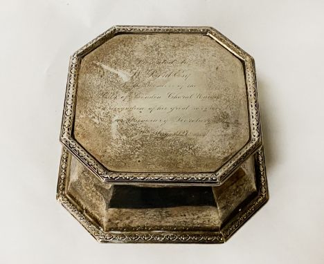 H/M SILVER INKWELL - 6 CMS (H) APPROX