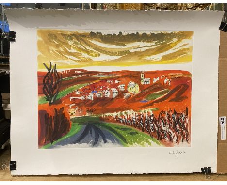 LUKE PIPER SIGNED LITHOGRAPH WITH ONE UNSIGNED ARTISTS PROOFS