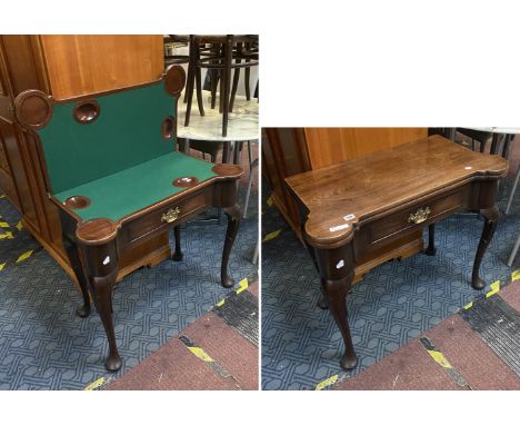 IRISH GEORGIAN CARD TABLE