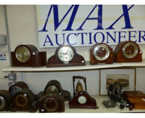 Four 1930s mantel clocks
