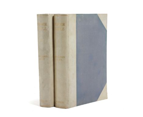 HOPE (W. H. ST JOHN) WINDSOR CASTLE, AN ARCHITECTURAL HISTORY two volumes only, lacking number III of plans, limited edition 