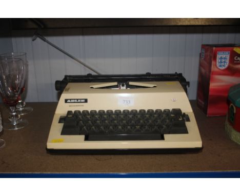 An Adler typewriter 