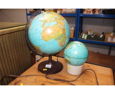 A lamp globe and one other 