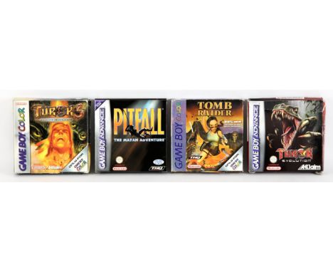 Nintendo Game Boy Action/Adventure bundle (PAL) Includes: Turok Evolution (Game Boy Advance), Turok 3: Shadow of Oblivion (Ga