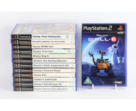 PlayStation 2 (PS2) Disney bundle (PAL) [13] Includes: Wall.E, Ratatouille, Stitch: Experiment 626, Extreme Skate Adventure, 