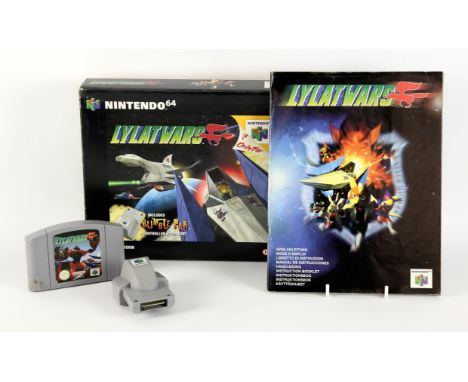 Nintendo 64 (N64) Lylat Wars 'Big Box' + Rumble Pak accessory (PAL) Item is complete, boxed and in good condition 