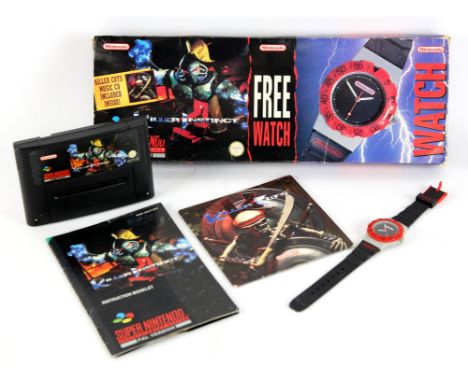 Super Nintendo (SNES) Killer Instinct [Free Watch Bundle] (PAL) Item is complete, boxed and in fair condition Condition Repor