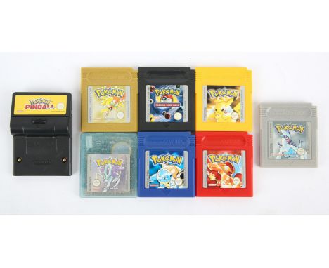 Nintendo Game Boy Pokémon Complete Generation 1 & 2 loose cart bundle (PAL) Includes: Pokémon Red, Pokémon Blue, Pokémon Yell