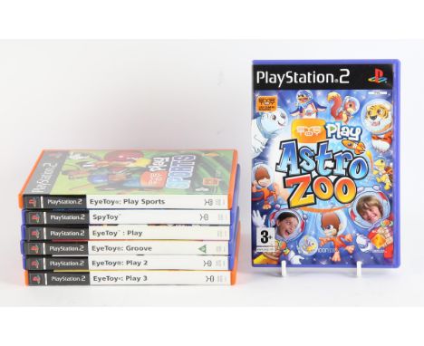 PlayStation 2 (PS2) EyeToy bundle (PAL) [7] Includes: EyeToy Play, EyeToy Play 2, EyeToy Play 3, EyeToy Groove, EyeToy Play A