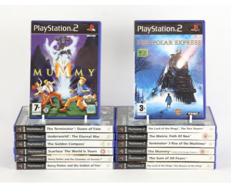 PlayStation 2 (PS2) Movie Tie-in bundle (PAL) [14] Includes: The Polar Express, Harry Potter and The Goblet of Fire, Harry Po