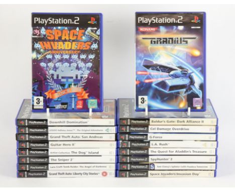 PlayStation 2 (PS2) Variety bundle (PAL) [18] Includes: The Quest for Aladdin's Treasure, SpyHunter 2, Splinter Cell: Pandora