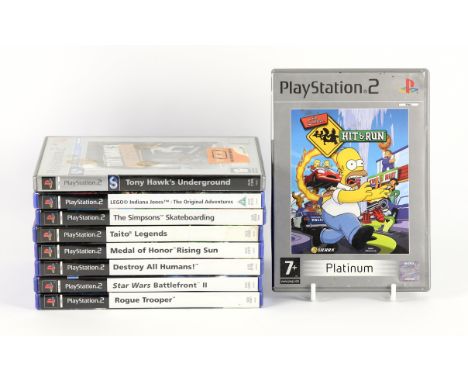 PlayStation 2 (PS2) Variety bundle (PAL) [9] Includes: The Simpsons Skateboarding, The Simpsons: Hit & Run [Platinum], Destro