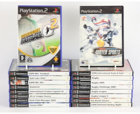PlayStation 2 (PS2) Sports bundle (PAL) [18] Includes: Gaelic Games: Football 2, ESPN International Winter Sports, ESPN Inter