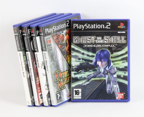PlayStation 2 (PS2) Anime Tie-in bundle (PAL) [5] Includes: Ghost in the Shell - Stand Alone Complex, Gungrave, Gungrave Over