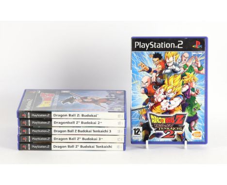 PlayStation 2 (PS2) Dragonball Z bundle (PAL) [6] Includes: Budokai, Budokai 2, Budokai 3, Tenkachi, Tenkaichi 2 and Tenkaich