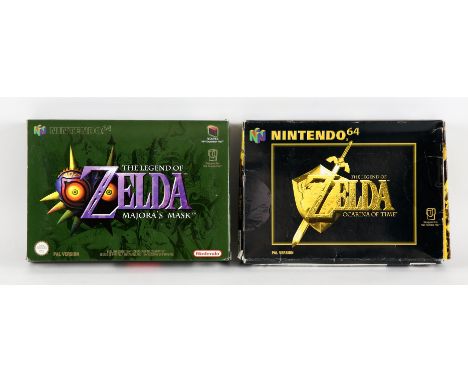 Nintendo 64 (N64) Zelda bundle (PAL) Includes: The Legend of Zelda: Ocarina of Time and The Legend of Zelda: Majora's Mask Ma