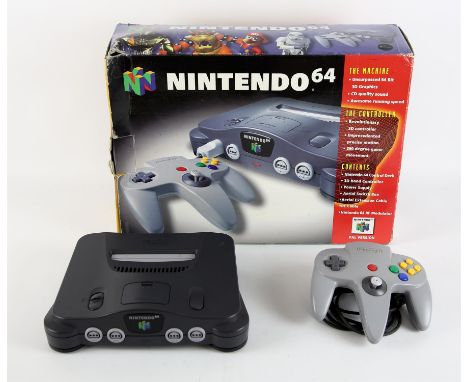 Nintendo 64 (N64) boxed console (PAL) Item is complete, boxed and in good condition 