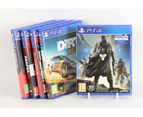 PlayStation 4 (PS4) gaming bundle (PAL) Includes: The Last of US: Remastered, Mafia III, Driveclub, Destiny and Dirt Rally Ga