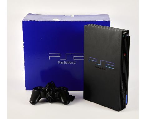 PlayStation 2 (PS2) boxed Console [Black] (PAL) Item is complete, boxed and in great condition 
