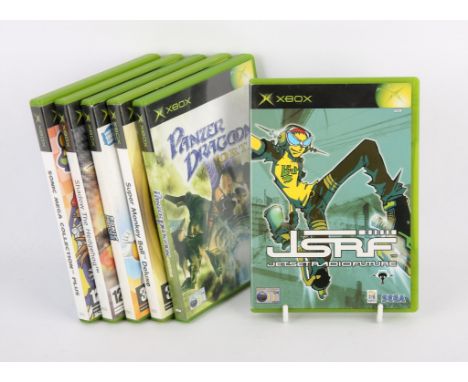 Xbox [Original] Sega bundle (PAL) Includes: Jet Set Radio Future, Panzer Dragoon: Orta, Super Monkey Ball: Deluxe, Sonic Hero