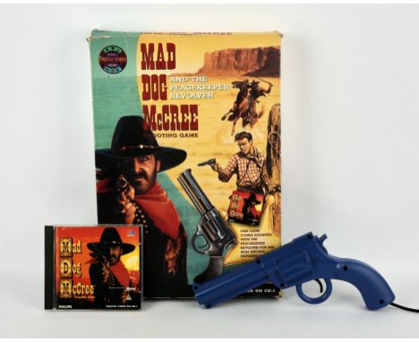 Philips CD-I Mad Dog McCree [Peacekeeper Revolver Bundle] Item is complete, boxed and in fair condition overall 