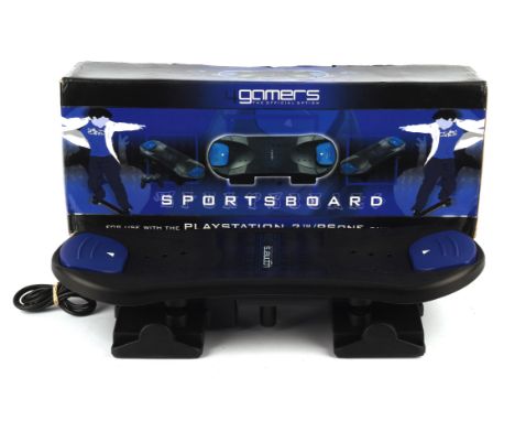 PlayStation 2 (PS2) 4Gamers Sportsboard peripheral Item is complete, boxed and in used condition 
