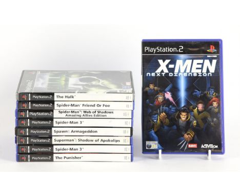 PlayStation 2 (PS2) Comicbook Tie-in bundle (PAL) [9] Includes: Superman: Shadow of Apokolips, Spawn: Armageddon, Spider-Man 