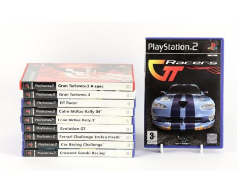 PlayStation 2 (PS2) Driving bundle (PAL) [10] Includes: Gran Turismo 3 A-spec, GT Racers, Gran Turismo 4, DT Racer, Evolution