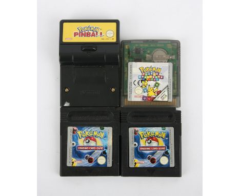 Nintendo Game Boy Pokémon Spin-off loose cart bundle (PAL) Includes: Pokémon Puzzle Challenge, Pokémon Pinball and Pokémon Tr