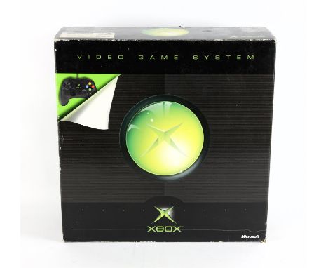 Xbox (Original) boxed console (PAL) w/Controller S Item is complete, boxed and in good condition 