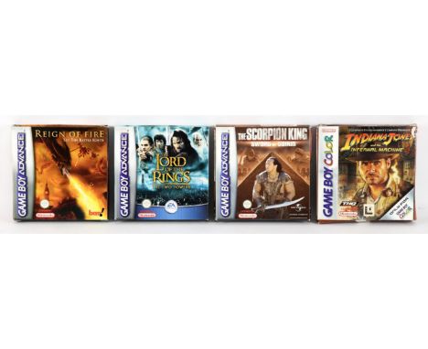 Nintendo Game Boy Movie Tie-in bundle (PAL) Includes: Lord of the Rings: The Two Towers (GBA), Reign of Fire (GBA), The Scorp