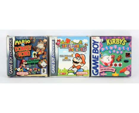 Nintendo Game Boy Classics bundle (PAL) Includes: Kirby's Pinball Land, Mario VS Donkey Kong and Super Mario Advance Games ar