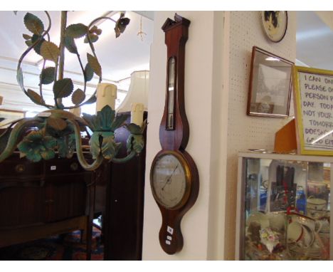 A Georgian Mahogany barometer