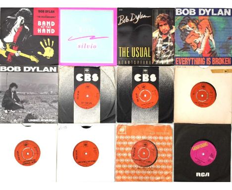 CLASSIC/ ART/ FOLK - ROCK 7" COLLECTION. A quality mixed-genre selection of around 85 7" singles. Artists/ titles include Bob