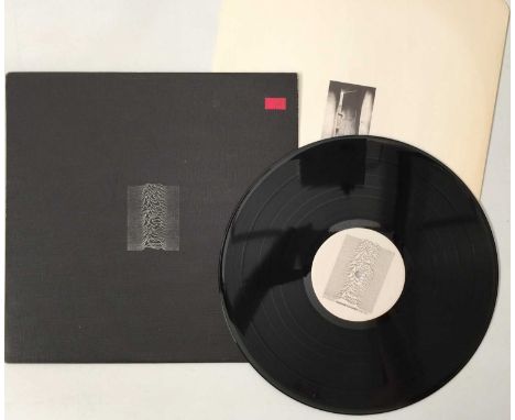 JOY DIVISION - UNKNOWN PLEASURES LP (ORIGINAL UK 'TRANSLUCENT RED' COPY - FACT 10). A lovely condition original translucent r