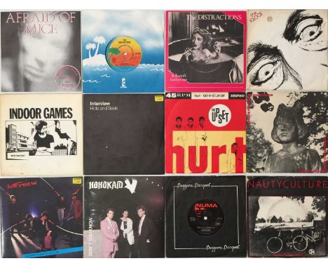 PUNK/ WAVE/ COOL POP/ ALT - 7" COLLECTION. A super collection of around 85 7" singles. Artists/ titles include Afraid Of Mice