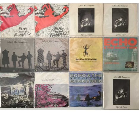 LIVERPOOL - 7" COLLECTION. A collection of 50 x 7" to include Echo &amp; The Bunnymen / Related and Teardrop Explodes / Relat