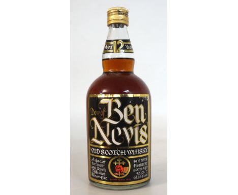 DEW OF BEN NEVIS
A nice bottle of Dew of Ben Nevis 12 Year Old Blended Scotch Whisky.  75cl/ 26 2/3 Fl. Ozs.  86 Proof/ 43 G.