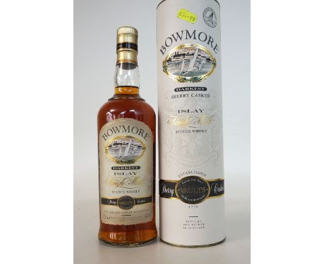 BOWMORE DARKEST
A Sherry casked single malt scotch whisky from Bowmore's No.1 Vaults.  Full of Black Bowmore character at a f