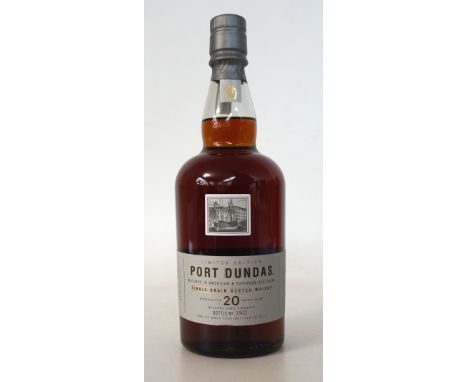 PORT DUNDAS 20YO 
A great example of Port Dundas Single Grain Scotch Whisky from Diageo's Annual Limited Edition selection.  