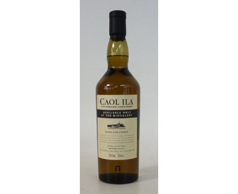 CAOL ILA - DISTILLERY ONLY BOTTLING
1 bottle.  Caol Ila Single Malt Scotch Whisky.  Distillery Limited Edition bottled 2007. 