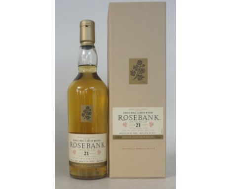 ROSEBANK 21YO LIMITED EDITION
Distilled in 1990 and bottled in 2011 as a limited edition of 5886 bottles.  70cl.  53.8% abv. 