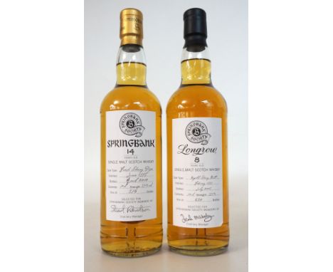 TWO SPRINGBANK SOCIETY BOTTLINGS
A couple of interesting Springbank Society bottlings highlighting the difference that sherry