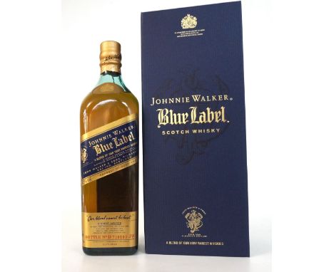 JOHNNIE WALKER BLUE LABEL
Diageo's Premium Blended Scotch Whisky recognised the world over.  75cl.  43% abv.  In original pac