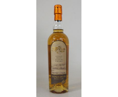 ARRAN BOURBON SINGLE CASK
1 bottle.  Arran Bourbon Single Cask.  Single Malt Scotch Whisky.  70cl.  58% abv.  Distilled 11th 