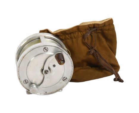 A cast Multiplier fishing reel, incised CH 