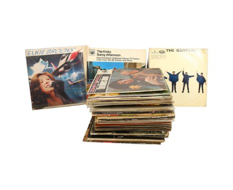 A quantity of vinyl LPs, including various artists such as the Beatles, The Jimi Hendrix Experience, Pretty Things, Atomic Ro