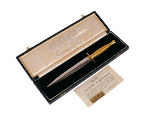 A "Wilkinson Sword" commemorative Commando knife, issued to honour the Allied Commando Units of the Second World War, no. 297