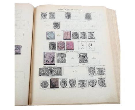 A new Ideal postage stamp album, containing Commonwealth and worldwide stamps, including the Ascension Island, Great Britain 