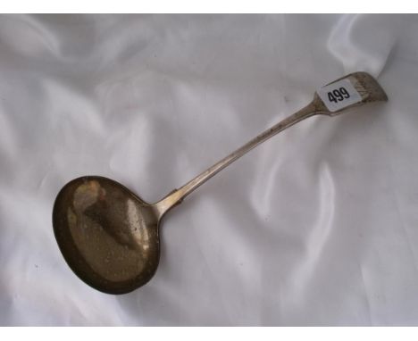 An Edwardian fiddle pattern soup ladle Sheff 1912  by JR 235g        